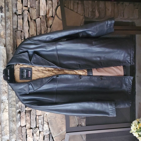 Wilsons Leather Other - Wilsons Leather Studio Andrew Marc Black 3 Button Blazer Jacket